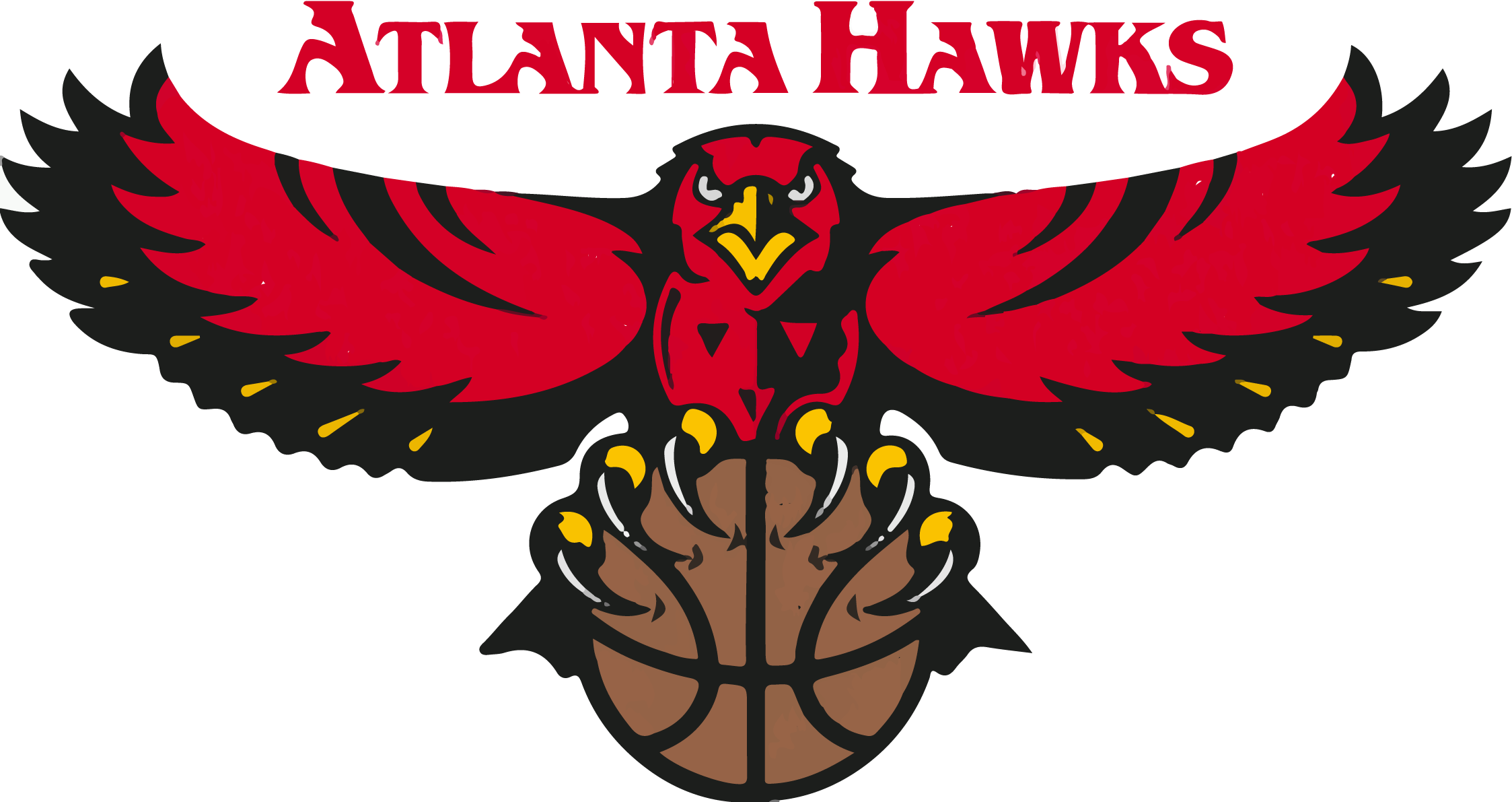 Atlanta Hawks Logo Coloring Page